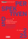 ISBN und Preis auf Rot. "PER SPEKTIVEN", "D S perspektivends Zeitschrift...", "42. Jahrgang", "Schüren". Blockige blaue Schrift.