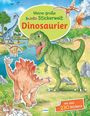 : Meine große bunte Stickerwelt - Dinosaurier, Buch