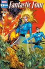 "Fantastic Four", "1", "Mär 26", Figuren in blauen Anzügen, eine aus Stein, eine flammend, im Hintergrund eine rote Sonne.