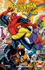 "Spider-Man '94", "LIEBE UND KLONE". Comic-Illustration mit Spider-Man, einer Frau und Gegnern in Aktion.