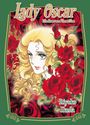 "Lady Oscar: Die Rose von Versailles 7, Riyoko Ikeda." Illustration: Frau mit blonden Locken umgeben von roten Rosen.