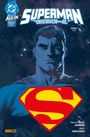Oben steht "Superman: Das Buch von El", daneben "Band 1 von 2". Im Hintergrund Superman vor einem Sternenhimmel. Logo unten.