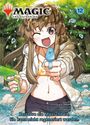 „Zerstöre die Menschheit! Sie kann nicht regeneriert werden.“ Ein fröhliches Anime-Mädchen spritzt mit Wasserpistolen.