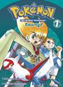 Titel: "Pokémon Die großen Abenteuer Smaragd 1". Zwei Charaktere mit zwei drachenähnlichen Kreaturen.