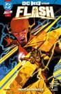 "DC KIDS AUSGABE FLASH", "IMPULSKONTROLLE", mit Figuren in dynamischer Pose und leuchtenden Farben.