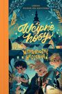 Texte: "Wcipne nosy", "Mysteriozne hroženja". Illustration von Kindern mit einer Taschenlampe vor einer Dorfkulisse.
