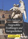 D. G. Ambronn: Ausgewählte Erzählungen und Kurzgeschichten - Großdruck, Buch