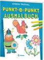 : Punkt-zu-Punkt-Ausmalbuch (blau), Buch