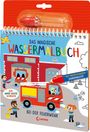 : Das magische Wassermalbuch - Bei der Feuerwehr, Buch