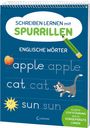 : Schreiben lernen mit Spurrillen - Englische Wörter, Buch