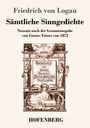 Friedrich Von Logau: Sämtliche Sinngedichte, Buch