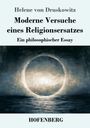 "Helene von Druskowitz, Moderne Versuche eines Religionsersatzes. Ein Essay. Malerei: Lichtkreis über dunklem Wasser."
