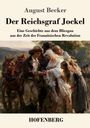 Der Titel ist "Der Reichsgraf Jockel". Unten steht "HOFENBERG". Ein Gemälde zeigt eine ländliche Szene mit Menschen und Pferden.