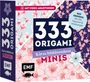 : 333 Origami Minis - Kirschblütenfest - Dein dekorativer Wendeblock zum kreativen Falten & Notieren, Buch