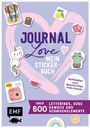 : Journal-Love - Mein Stickerbuch: über 600 Letterings, süße Kawaiis und Schmuckelemente, Buch