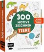 Lise Herzog: 300 Motive zeichnen - Tiere, Buch