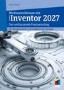 Text: „Detlef Ridder, 3D-Konstruktionen mit Autodesk Inventor 2027. Der umfassende Praxiseinstieg. Mit Übungsbeispielen und Aufgaben inkl. Lösungen“. Es zeigt eine technische Zeichnung und das mitp-Logo.