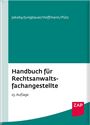 "Handbuch für Rechtsanwaltsfachangestellte, 23. Auflage." Oben Namen: Jakoby/Jungbauer/Hoffmann/Pütz. Unten ZAP-Logo.
