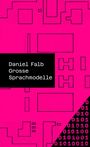 „Daniel Falb Grosse Sprachmodelle“. Abstraktes Design aus pinken und schwarzen geometrischen Formen mit binären Zahlen.