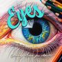 Monsoon Publishing: Eyes Coloring Book for Adults, Buch