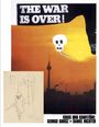 "The War Is Over!", "BLAH", "Krieg und Konfitüre: George Grosz × Daniel Richter". Illustration mit Sonnenuntergang und Skizze.
