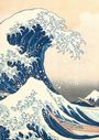 Katsushika Hokusai: Notizbuch A4 blanko - 100 Seiten Soft Cover - Hokusai: Die große Welle vor Kanagawa, Buch