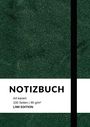Notizbuch A4: Notizbuch A4 kariert - 100 Seiten Soft Cover grün - FSC Papier, Buch