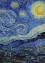 Notizbuch A4: Notizbuch A4 kariert - 100 Seiten Soft Cover - van Gogh Sternennacht - FSC Papier, Buch