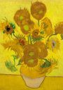 Notizbuch A5: Notizbuch A5 blanko - 100 Seiten 90g/m² - Softcover Motiv Sonnenblumen Vincent van Gogh - FSC Papier, Buch