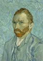 Notizbuch A4: Notizbuch A4 blanko Softcover - Motiv "Selbstporträt" Vincent van Gogh - 100 Seiten - FSC Papier, Buch