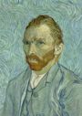 Notizbuch A4: Notizbuch A4 blanko Hardcover - Motiv "Selbstporträt" Vincent van Gogh - 100 Seiten - FSC Papier, Buch