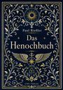 „Paul Rießler, Das Henochbuch, LIWI VERLAG“. Verziert mit goldenen, symmetrischen floralen Mustern, Sonne, Sternen und Flügeln.