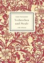 „Fjodor Dostojewski. Verbrechen und Strafe. LIWI VERLAG.“ Elegantes florales Muster in Rot auf beigem Hintergrund.