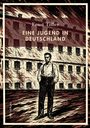 „Ernst Toller: Eine Jugend in Deutschland“. Illustration: Mann vor altem Gebäude mit vielen Fenstern.