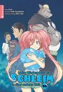„Meine Wiedergeburt als Schleim in einer anderen Welt 30“. Mangafiguren, u.a. ein pinkhaariges Mädchen mit Schleim.
