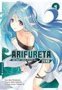 "ARIFURETA - DER KAMPF ZURÜCK IN MEINE WELT. ZERO. Band 4. Illustration eines Mädchens mit blauem Haar und spitzen Ohren."