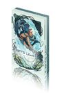 "Faker's Light" von SoenKai. Eine dynamische Illustration zeigt eine Figur in blauer Kleidung, umgeben von Wasser und Pflanzen.