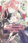"Mein Gemahl, sein Geisterschloss und ich" steht vorne. Buntes Manga-Cover mit zwei lächelnden Figuren, Blumen und Verzierungen.