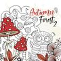 Monsoon Publishing: Autumn Forest Coloring Book for Adults 2, Buch