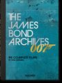 "The James Bond Archives", "007", "The Complete Films by Paul Duncan", auf blauem Hintergrund mit stilisiertem Pistolensymbol.