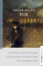 Edgar Allan Poe: Die Morde in der Rue Morgue - Das Geheimnis der Marie Rogêt - Der entwendete Brief, Buch