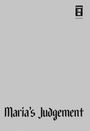 Text: "Maria's Judgement", "Manga", "Egmont". Grauer Hintergrund, Logo rechts oben.