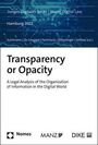 : Transparency or Opacity, Buch