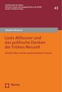 Sebastian Neubauer: Louis Althusser und das politische Denken der Frühen Neuzeit, Buch