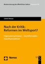 Göttrik Wewer: Nach der Kritik: Reformen im Weltsport?, Buch