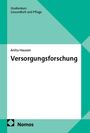 Text: "Studienkurs Gesundheit und Pflege. Anita Hausen. Versorgungsforschung." Unten ein Logo von Nomos. Hintergrund grün-türkis.