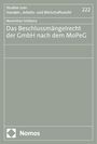 Maximilian Schikorra: Das Beschlussmängelrecht der GmbH nach dem MoPeG, Buch