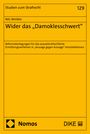 Nils Winkler: Wider das "Damoklesschwert", Buch