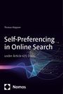 Thomas Höppner: Self-Preferencing in Online Search under Article 6(5) DMA, Buch