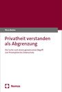 Nora Becker: Privatheit verstanden als Abgrenzung, Buch